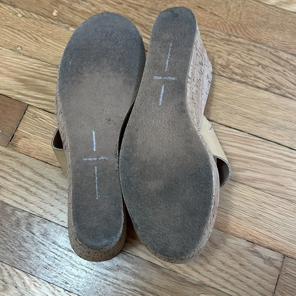 Dolce Vita Neutral Cork Wedges